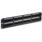 Patch panel trendnet tc-p48c6/ 48 puertos/ cat.6/ altura 2u