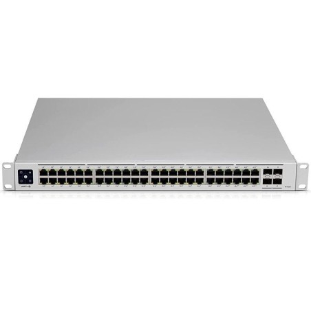 pSwitch Gigabit 48 puertos PoE 8023at bt con funciones de capa 3 Autodeteccion IEEE 8023af at bt PoE Puertos SFP para enlaces 1