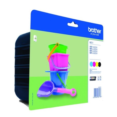 pulliPack de 4 cartuchos de color para impresoras tinta lili260 paginas cada color BK C M Y segun ISO IEC 24711 liliTinta color