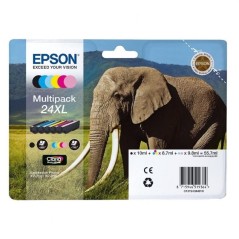 p Multipack Epson 24XL  brulliTipo de consumible Cartucho de impresion liliTecnologia de impresion Chorro de tinta liliColor de