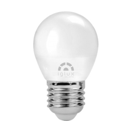 pBombilla LED miniglobo con casquillo E27 una potencia de 5W 420 lumenes brDispone de unas medidas de Ø45x80 milimetros un CRI