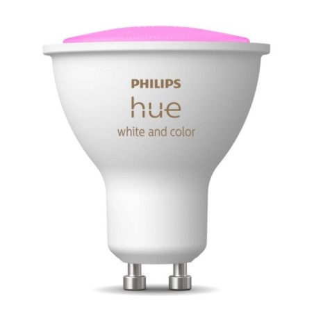 ph2GU10 Focos inteligentes h2Esta bombilla LED inteligente GU10 ofrece millones de tonalidades de luz blanca y de colores y te 