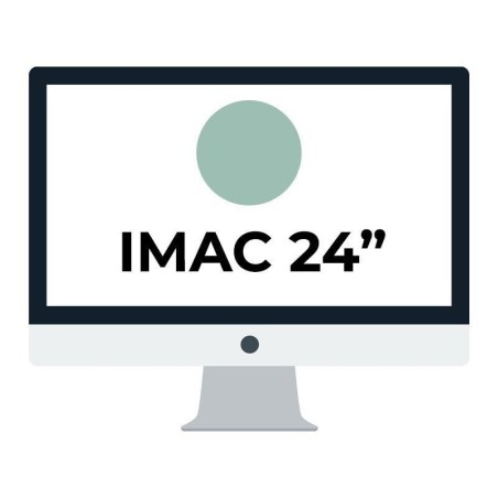 Apple imac 24' retina 4.5k/ chip m1 cpu 8 núcleos/ 8GB 256GB gpu 7 núcleos / verde