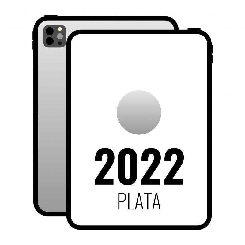 Apple ipad pro 12.9' 2022 6th Wifi m2/ 256GB plata - mnxt3ty/a
