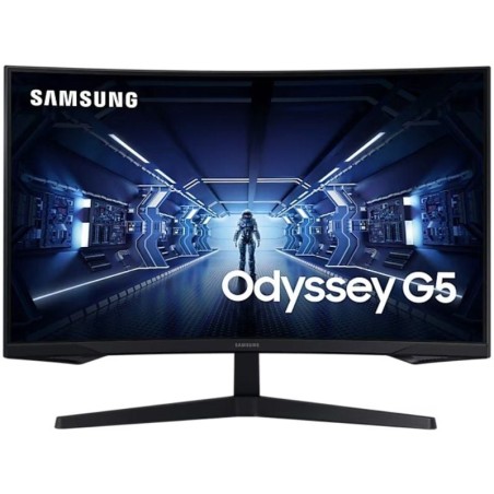 Monitor gaming curvo Samsung Odyssey G5 c32g55tqbu/ 32" wqHD 1ms 144hz/ negro