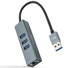 ph2Conversor USB 30 a Ethernet Gigabit 3XUSB 30 Gris 15 cm h2h2Especificaciones h2ul liPermite conectar a una salida USB 30 una