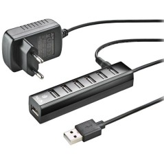 pulliEl Hub esta disenado para anadir 7 puertos USB 20 a cualquier dispositivo laptop consola Macbook impresora pendrive raton 