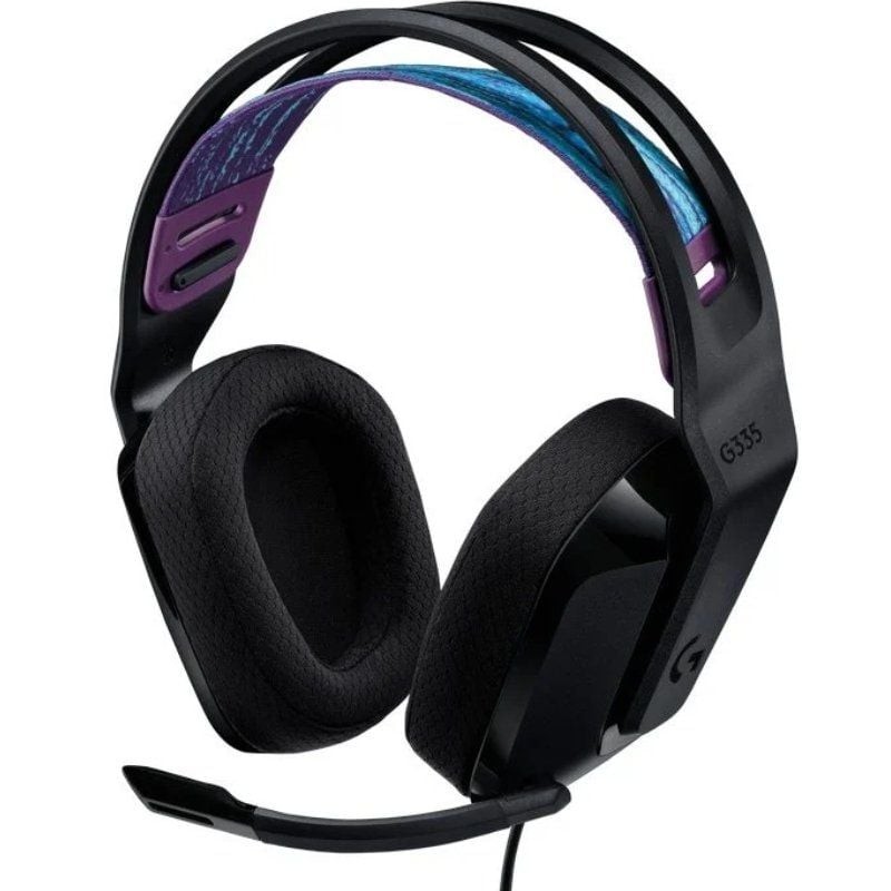 Auriculares gaming con micrófono logitech g335/ jack 3.5/ negros Auriculares gaming con micrófono logitech g335/ jack 3.5/ negros