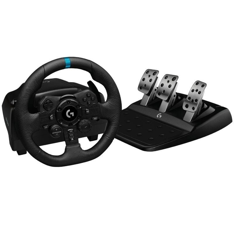 Volante con pedales logitech g923 trueforce para playstation ps5/ pc Volante con pedales logitech g923 trueforce para playstation ps5/ pc