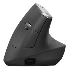 pMX Vertical es un raton ergonomico avanzado que combina un diseno con base cientifica y el alto rendimiento de la serie MX de 