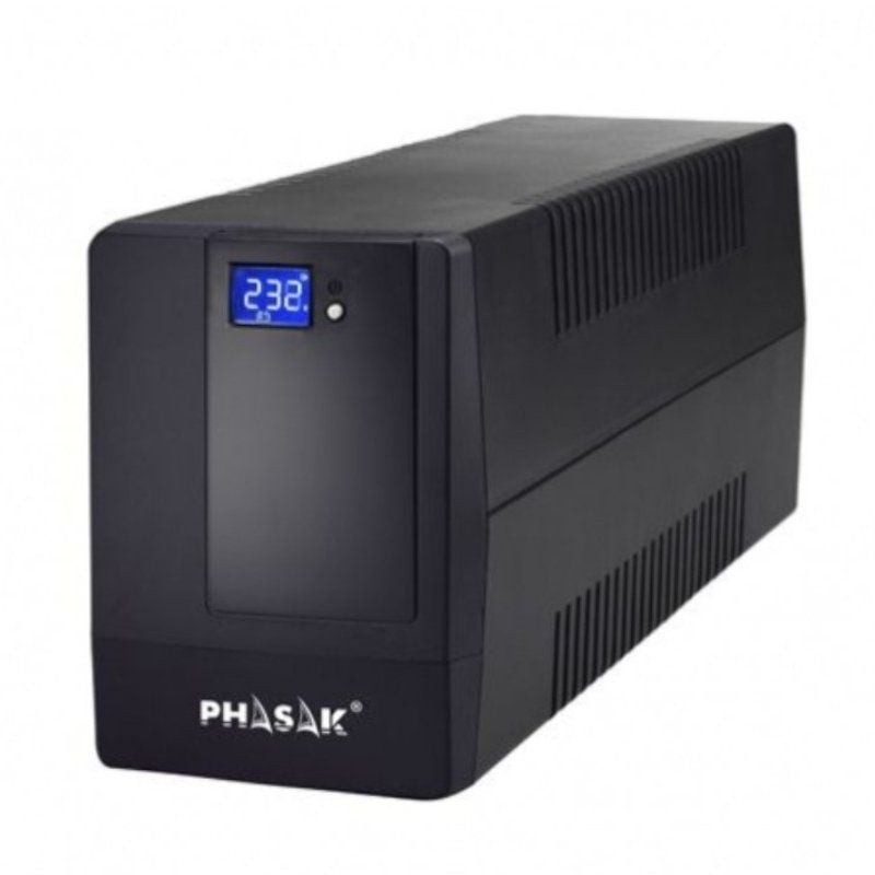 Sai línea interactiva phasak 1000 va lcd/ 10004 salidas/ formato torre Sai línea interactiva phasak 1000 va lcd/ 10004 salidas/ formato torre