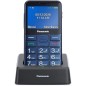 Teléfono móvil panasonic kx-tu155excn para personas mayores/ azul