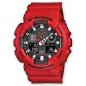 Reloj analógico y digital casio g-shock trend ga-100b-4aer/ 55mm/ rojo