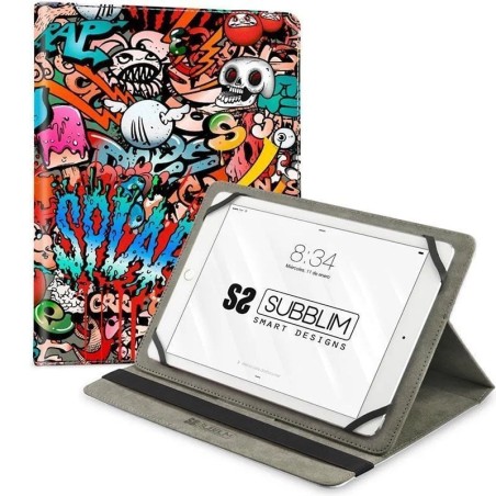 pTRENDY CASE es una funda universal para proteger tu Tablet Su estilo es moderno elegante y divertido desarrollado por disenado