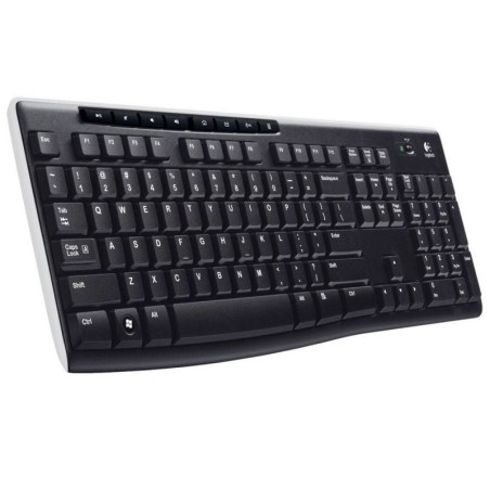 ph2Tecnologia inalambrica fiable dondequiera que use el teclado gracias al receptor Logitech Unifying que se puede emparejar co