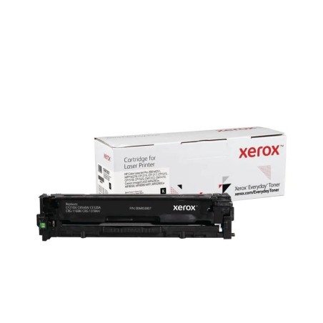 Tóner compatible xerox 006r03807 compatible con hp cf210Xcb540a/ce320a/crg-116bk/crg-131bkh/ 2400 páginas/ negro