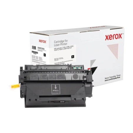 Tóner compatible xerox 006r03666 compatible con hp q5949Xq7553X 6000 páginas/ negro