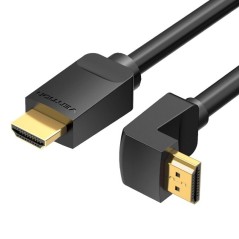ph2Cable HDMI Negro Acodado h2 ul liCable HDMI a HDMI El cable VENTION HDMI 20 esta disenado para conectar dispositivos 4K como