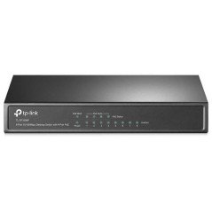 p pdivEl TL SF1008P es un switch no gestionable de 8 puertos 10 100Mbps que no requiere configuracion y ofrece 4 puertos PoE Al