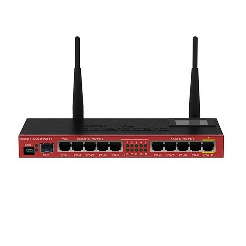Router mikrotik routerboard rb2011uias-2h-in 5 puertos/ rj45 10/100/1000/ sfp Router mikrotik routerboard rb2011uias-2h-in 5 puertos/ rj45 10/100/1000/ sfp