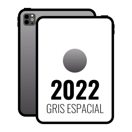 Apple ipad pro 12.9' 2022 6th Wifi m2/ 256GB gris espacial - mnxr3ty/a