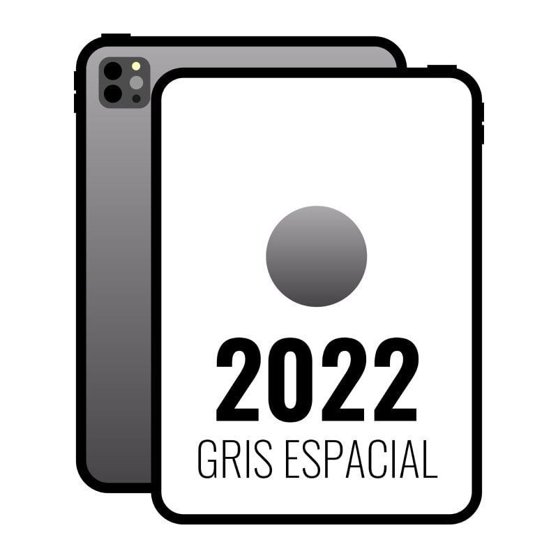 Apple ipad pro 11' 2022 4th wifi cell/ 5G m2/ 256GB gris espacial - mnye3ty/a