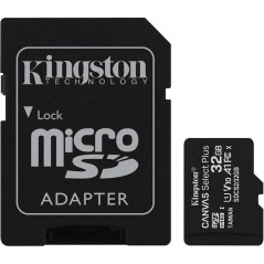 ph2Canvas Select Plus microSD Tarjeta de memoria nivel A1 h2Las tarjetas microSD Canvas Select Plus de Kingston son compatibles