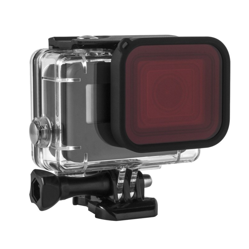 Filtro Rojo Lente de Buceo para Carcasa Estándar GoPro Hero 7 6 5 Filtro Rojo Lente de Buceo para Carcasa Estándar GoPro Hero 7 6 5