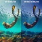 Filtro Rojo Buceo Lente para Cámara GoPro Hero7 Hero 7 6 5 (Black) Hero Filtro Rojo Buceo Lente para Cámara GoPro Hero7 Hero 7 6 5 (Black) Hero
