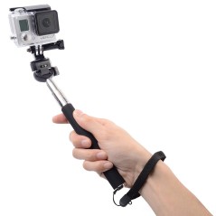 Monopod Palo Selfie Stick Soporte ExTensible para Cámara GoPro Hero 10 9 8 7 6 5 4 3 + GOPOD