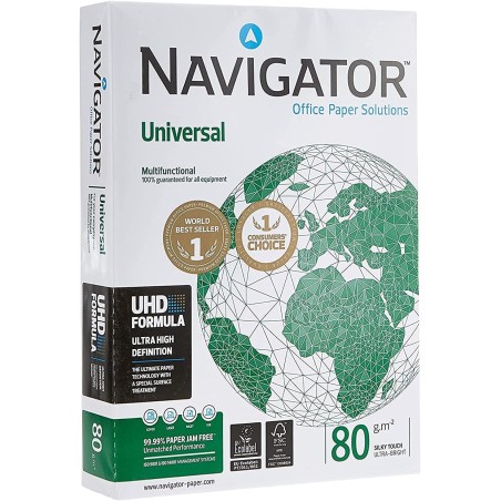 Navigator Paquete de 500 Folios Din A4 80g