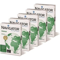 Navigator Universal Papel Multiusos para Impresora de 2500 Folios Din A4 80g