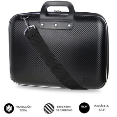 pEl maletin para ordenadores portatiles Subblim EVA Laptop Bag Carbon presenta un diseno elegante y ligero fabricado con espuma