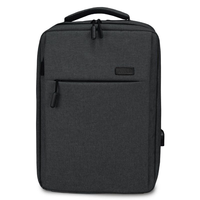 Mochila subblim traveller airpadding backpack para portátiles hasta 15.6" puerto usb/ gris