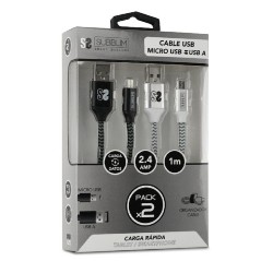 ph22X Premium Cable Micro USB 24A h28226 Preparados para cargar a alta velocidad hasta 5V 3Abr8226 Sincronizacion de datos con 