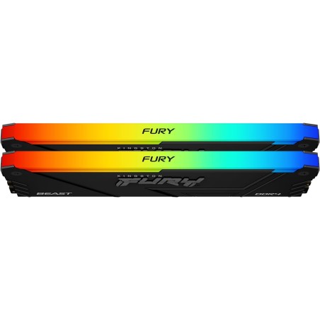 Kingston Fury Beast RGB Memoria RAM 32GB 3200MT/s DDR4 CL16 DIMM (Kit de 2)