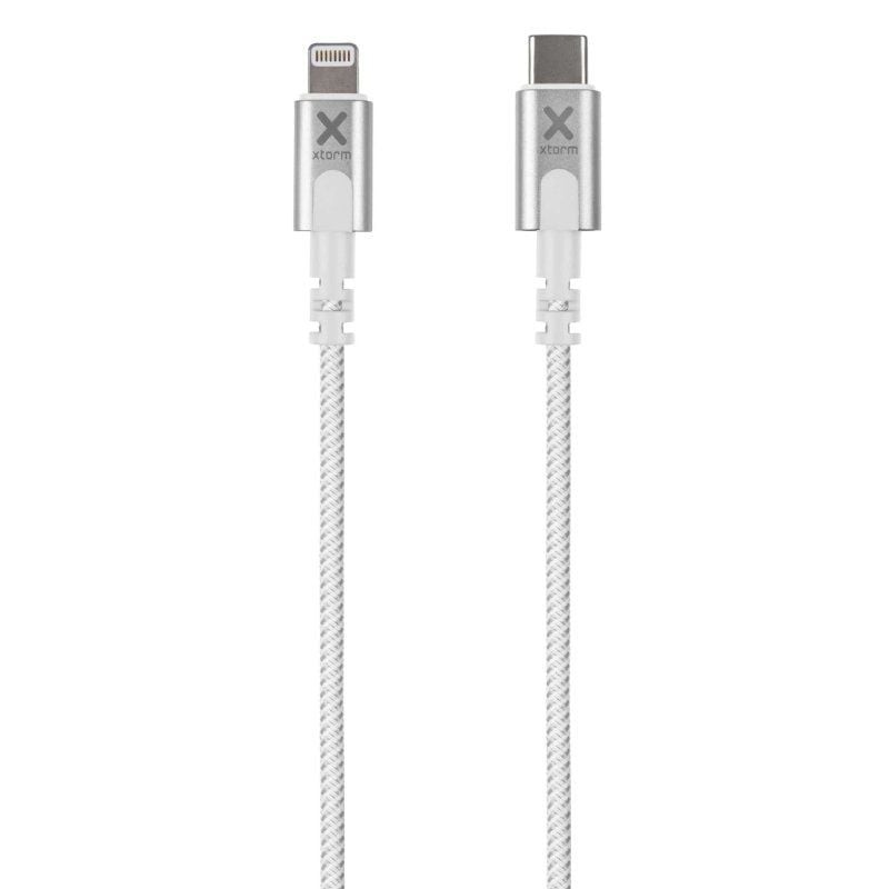 Cable usb tipo-c lightning xtorm cx2030/ usb tipo-c macho - lightning macho/ 1m/ blanco Cable usb tipo-c lightning xtorm cx2030/ usb tipo-c macho - lightning macho/ 1m/ blanco