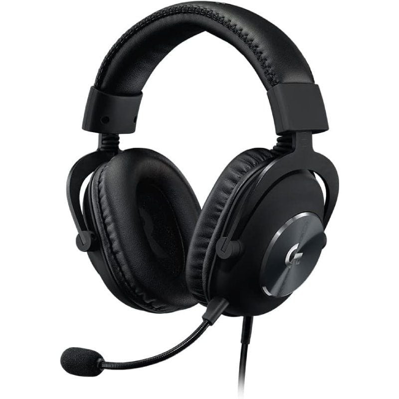 Auriculares gaming con micrófono logitech g pro x/ usb/ negro