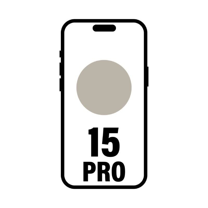 Smartphone apple iphone 15 pro 128GB 6.1'/ 5G titanio natural Smartphone apple iphone 15 pro 128GB 6.1'/ 5G titanio natural