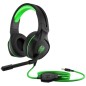 Auriculares gaming hp pavilion 400/ con micrófono/ jack 3.5/ negros