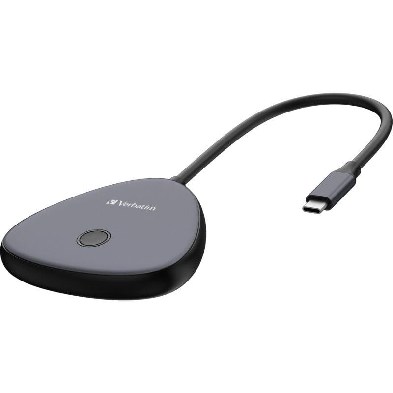 Adaptador de pantalla inalámbrica usb tipo-c verbatim share my screen 4k wda-02/ 1xhdmi/ 1xusb/ 1xusb tipo-c/ gris y negro Adaptador de pantalla inalámbrica usb tipo-c verbatim share my screen 4k wda-02/ 1xhdmi/ 1xusb/ 1xusb tipo-c/ gris y negro