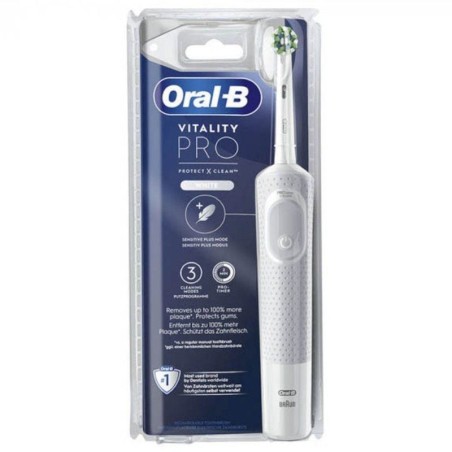h2Oral B Vitality Pro Cepillo Electrico h2divEl cepillo de dientes electrico recargable Oral B Vitality Pro ofrece una limpieza