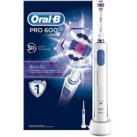 pEl cepillo de dientes electrico Oral B PRO 600 ofrece una limpieza superior clinicamente probada comparado con un cepillo de d