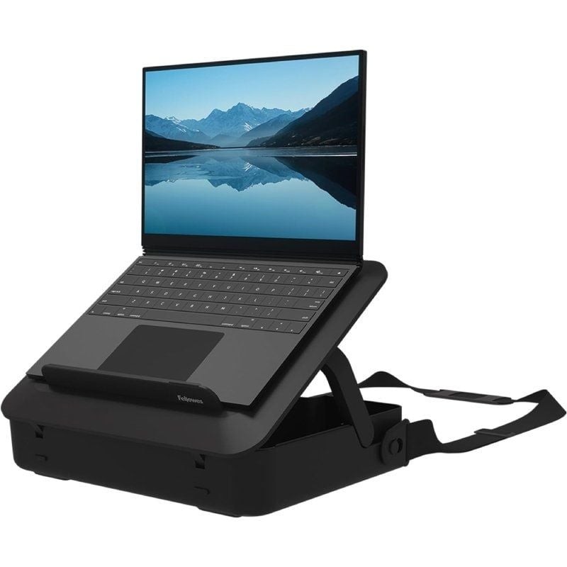 Maletín con elevador fellowes breyta para portátiles hasta 14'/ negro Maletín con elevador fellowes breyta para portátiles hasta 14'/ negro