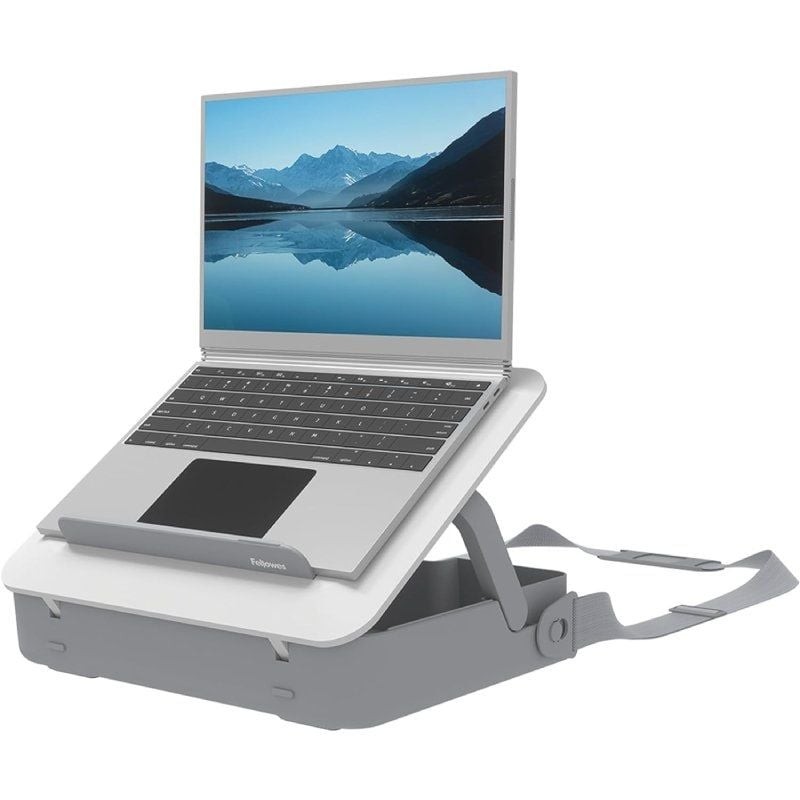 Maletín con elevador fellowes breyta para portátiles hasta 14'/ blanco Maletín con elevador fellowes breyta para portátiles hasta 14'/ blanco