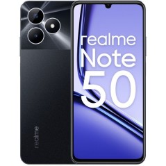 h2Smartphone Realme Note 50 h2pEl Realme Note 50 128GB 4GB Midnight Black es un smartphone que combina un diseno elegante con u