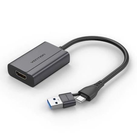pul libEspecificaciones b li liColor Gris li liTipo de conector USB C macho USB A Macho a HDMI hembra li liPVC li liResolucion 