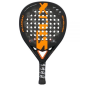 Pala de pádel siux platinum revolution 24K negra y naranja Pala de pádel siux platinum revolution 24K negra y naranja