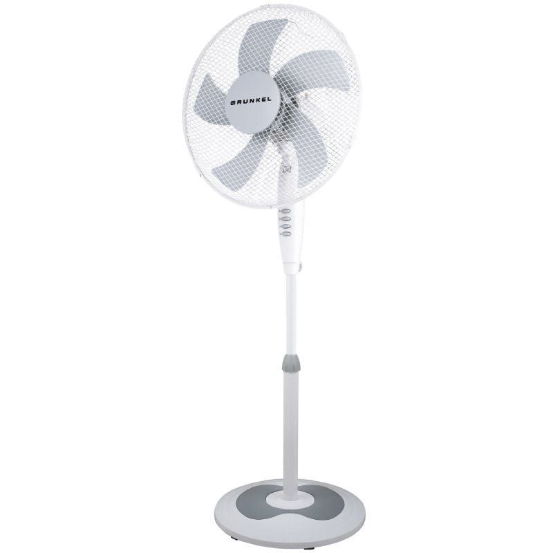 Ventilador de pie grunkel fan-165r/ 50w/ 5 aspas 40cm/ 3 velocidades