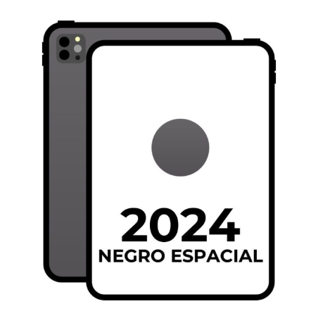 Apple ipad pro 13' 2024 7th wifi/ m4/ 512gb/ negro espacial